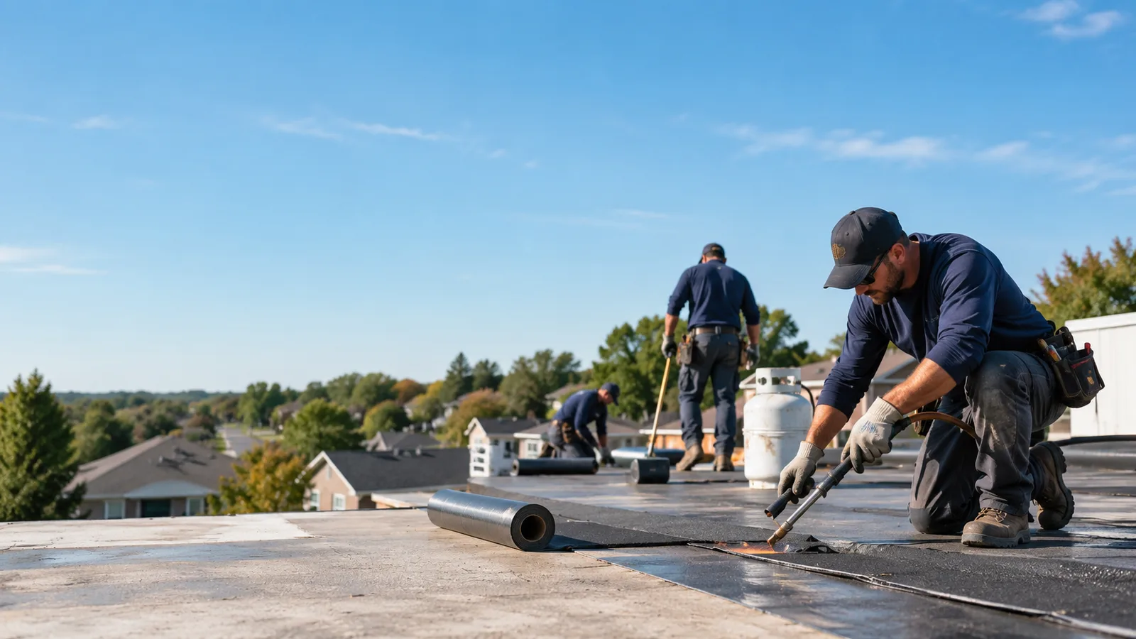 Flat Roof Leak Repair providers in Mark, IL